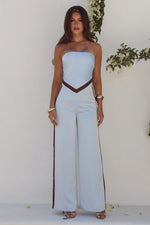 Load image into Gallery viewer, Turner Pant - Sky Blue/Chocolate
