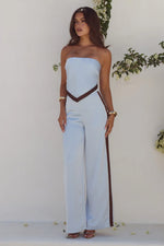 Load image into Gallery viewer, Turner Pant - Sky Blue/Chocolate

