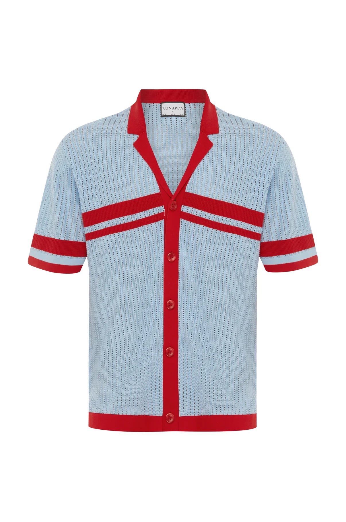 Brody Shirt - Red/Sky