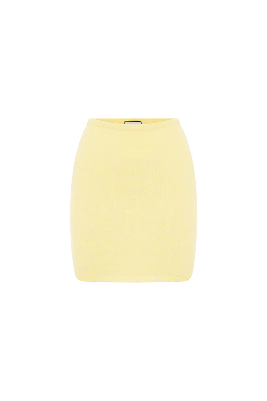 Nellie Mini Skirt - Lemon