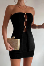 Load image into Gallery viewer, Nellie Mini Skirt - Black

