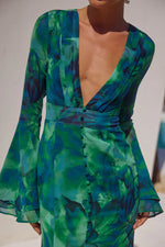 Load image into Gallery viewer, Sari Maxi Dress - Calista Green
