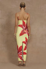 Load image into Gallery viewer, Deia Midi Dress - Yellow Lily
