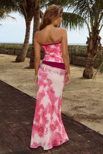 Load image into Gallery viewer, Melita Bead Trim Maxi Skirt - Fantasia Pink
