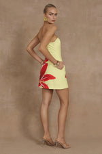 Load image into Gallery viewer, Primrose Mini Dress - Yellow Lily
