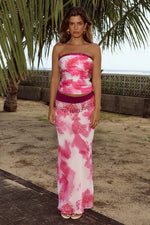 Load image into Gallery viewer, Melita Bead Trim Maxi Skirt - Fantasia Pink
