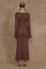 Load image into Gallery viewer, Nya Midi Dress - Espresso
