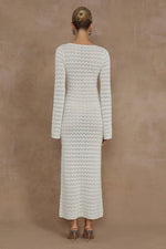 Load image into Gallery viewer, Nya Midi Dress - Ivory
