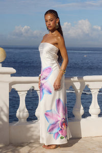 Celeste Maxi Dress - Orchid White