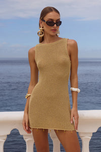 Ariya Mini Dress - Gold