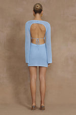 Load image into Gallery viewer, Maris Mini Dress - Ice Blue
