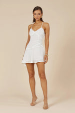 Load image into Gallery viewer, Odeza Mini Dress - White
