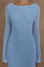 Load image into Gallery viewer, Maris Mini Dress - Ice Blue
