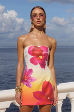 Load image into Gallery viewer, Ibiza Mini Dress - Tropical Ombré

