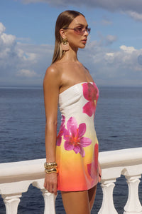 Ibiza Mini Dress - Tropical Ombré
