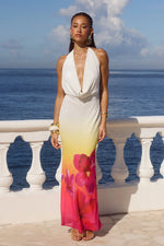 Load image into Gallery viewer, Jasmina Maxi Dress - Tropical Ombré
