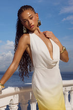 Load image into Gallery viewer, Jasmina Maxi Dress - Tropical Ombré
