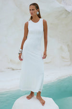 Load image into Gallery viewer, Eos Midi Dress - Ivory
