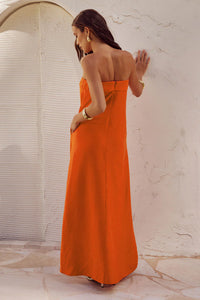 Saphira Maxi Dress - Orange