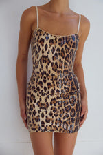 Load image into Gallery viewer, Lyra Mini Skirt - Leopard Print
