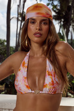 Load image into Gallery viewer, Marley Head Scarf - Corali Orange
