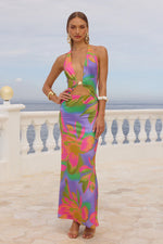 Load image into Gallery viewer, Halston Maxi Dress - Diaz Iris
