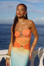 Load image into Gallery viewer, Kleo Maxi Dress - Pina Colada Ombré
