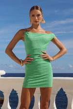 Load image into Gallery viewer, Odeya Mini Dress - Apple
