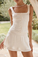 Load image into Gallery viewer, Pammi Mini Skort - Ivory
