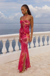 Brandy Maxi Skirt - Isabel Pink
