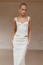 Load image into Gallery viewer, Karlita Bustier - White Polka
