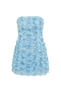 Bloom Mini Dress - Blue