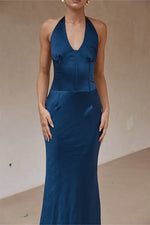 Load image into Gallery viewer, Asada Maxi Dress - Midnight
