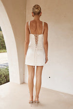 Load image into Gallery viewer, Amalda Mini Dress - Ivory
