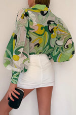Load image into Gallery viewer, Fleetwood Blouse - Pelicano Green
