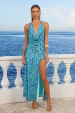 Load image into Gallery viewer, Cici Maxi Dress - Ophelia Blue
