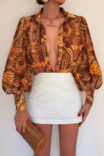 Load image into Gallery viewer, Fleetwood Blouse - Magnolia Mango
