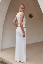 Load image into Gallery viewer, Orlean Maxi Skirt - White
