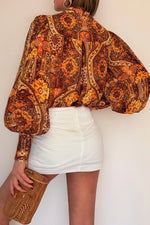 Load image into Gallery viewer, Fleetwood Blouse - Magnolia Mango
