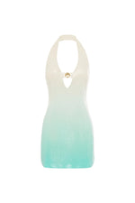 Load image into Gallery viewer, Catiana Mini Dress - Aqua Ombré
