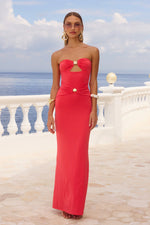 Load image into Gallery viewer, Kleo Maxi Dress - Watermelon
