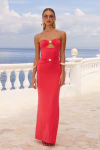 Kleo Maxi Dress - Watermelon