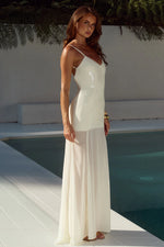 Load image into Gallery viewer, Tulia Low Back Maxi Dress - Cream
