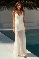 Load image into Gallery viewer, Tulia Low Back Maxi Dress - Cream
