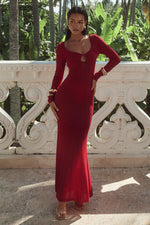 Load image into Gallery viewer, Neisha Maxi Dress - Red
