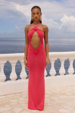 Load image into Gallery viewer, Niki Maxi Dress - Watermelon
