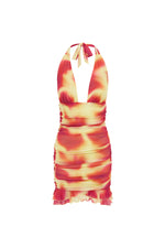 Load image into Gallery viewer, Melvina Mini Dress - Malini Print
