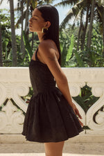 Load image into Gallery viewer, Sabine Mini Dress - Black
