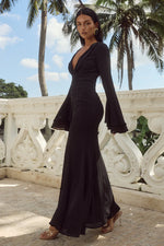 Load image into Gallery viewer, Sari Maxi Dress - Black
