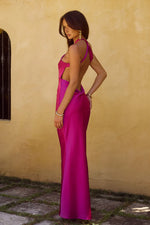 Load image into Gallery viewer, Chara Maxi Dress - Magenta
